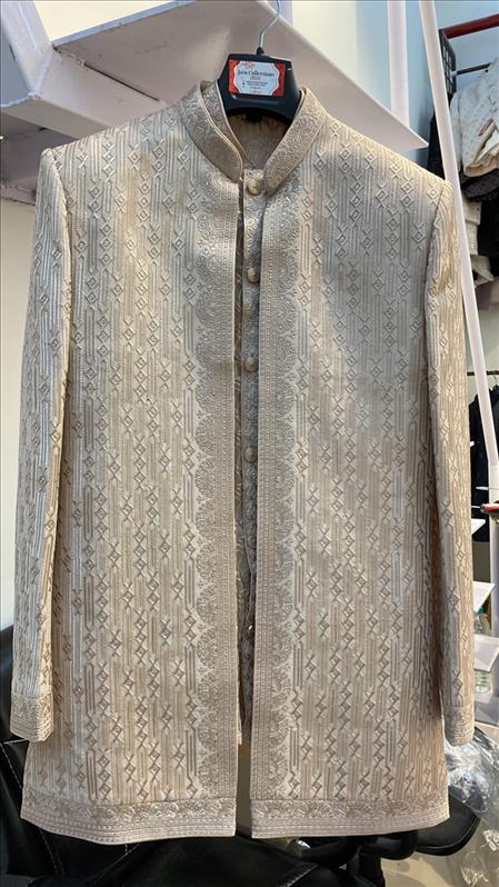 SH7474  SHERWANI , INDO WESTERN , NAWABI Jain Collections [Charni Road]