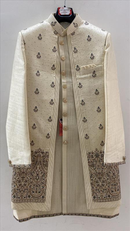 SH7504  SHERWANI , INDO WESTERN , NAWABI Jain Collections [Charni Road]